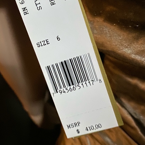 NICOLE MILLER Scrunch Cocktail Dress Size 6 - Picture 6 of 7